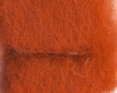 Australische Merinowolle im Vlies - Dunkelorange