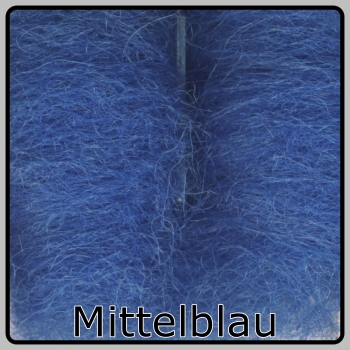 Neuseeländische  Merinowolle im Vlies in Mittelblau