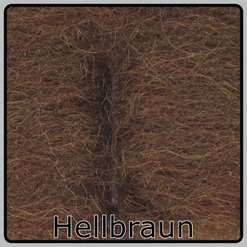 Neuseeländische  Merinowolle im Vlies in Hellbraun