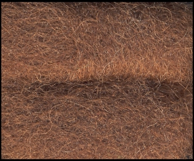 Australische Merinowolle im Vlies - Kokosnussbraun