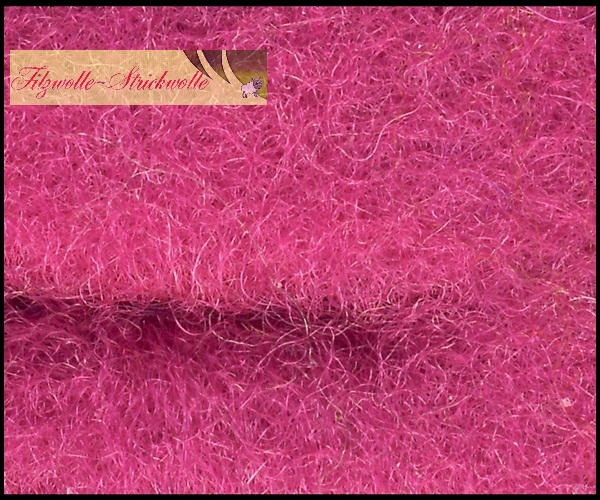 Australische Merinowolle im Vlies - Pink