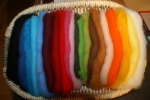 Filzwolle im Vlies Filzvlies 20 Farben 300g